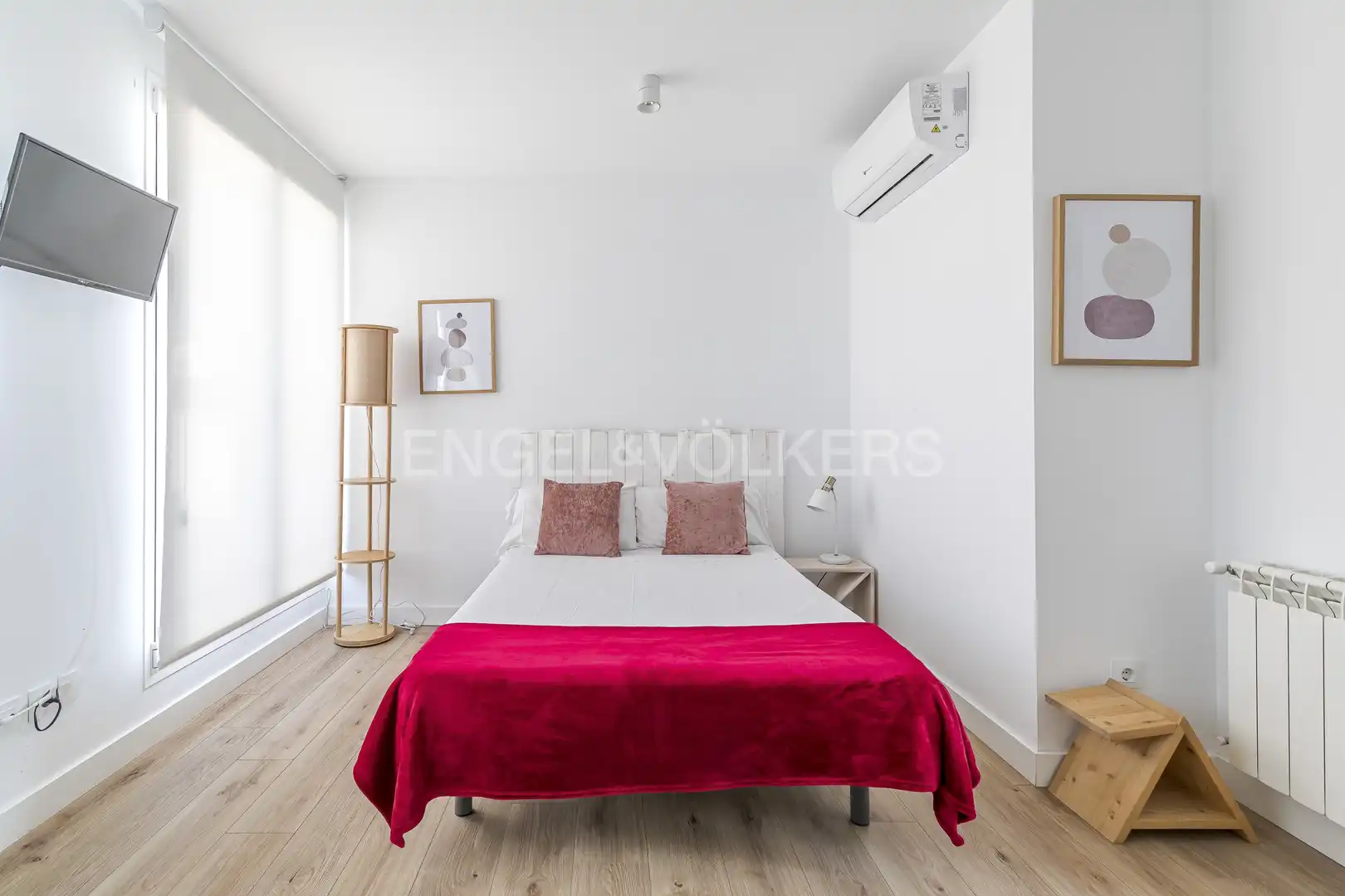 Habitación de Apartamento de alquiler en Madrid con Aire acondicionado, Calefacción y Terraza