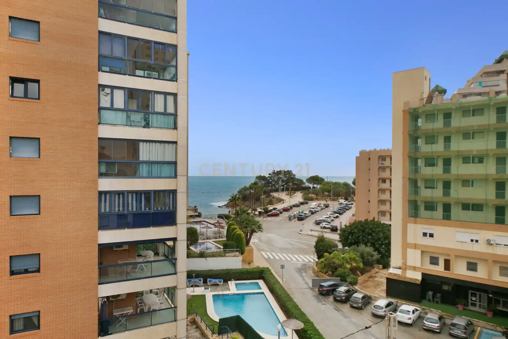 Vista exterior de Apartament de lloguer en Calpe / Calp amb Aire condicionat, Rentadora i Microones