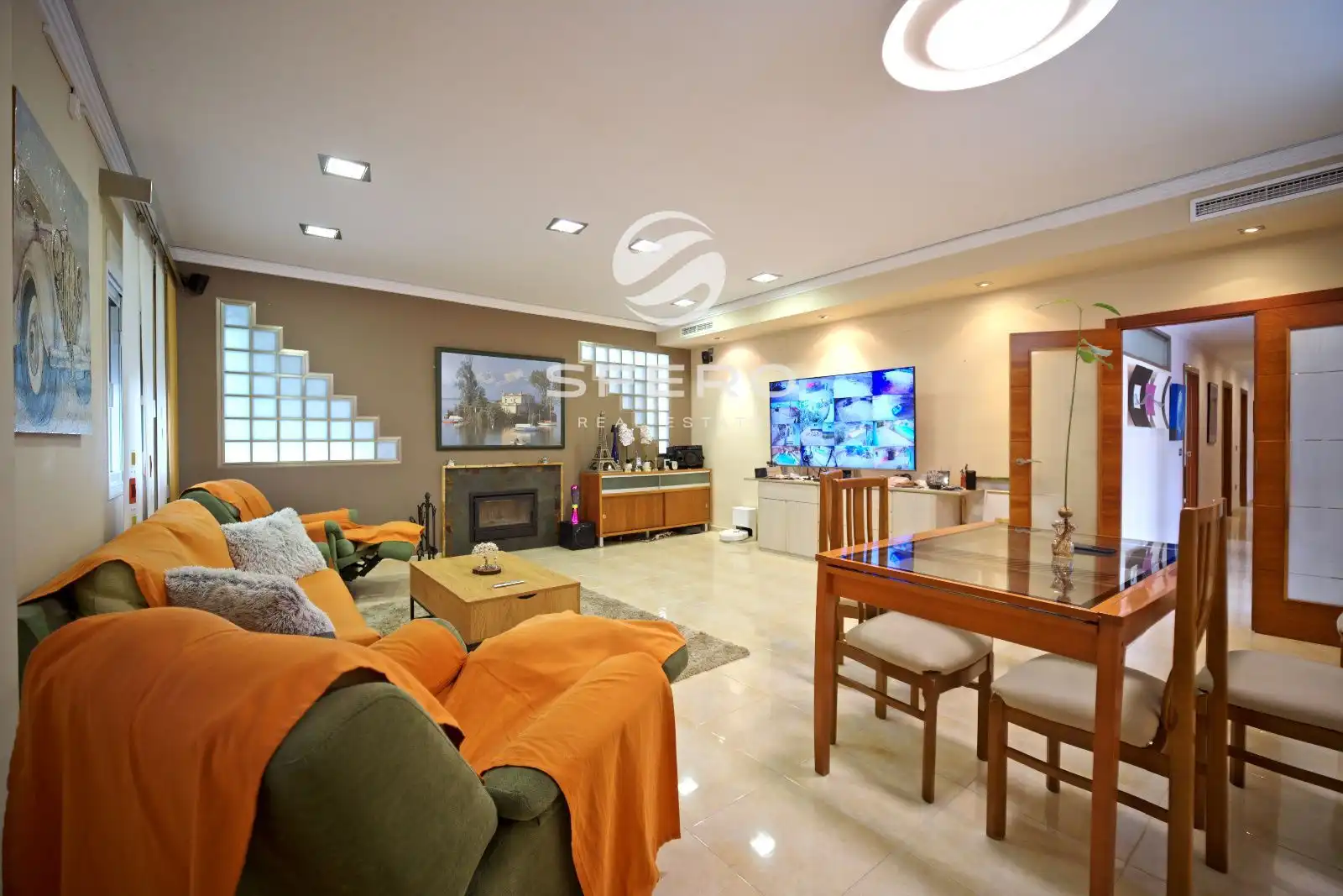 Living room of Houses for sale in Canals, Valencia