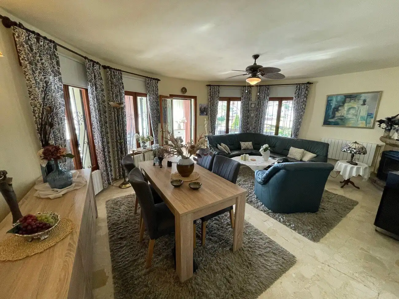 Comedor de Casa o chalet en venta en L'Alfàs del Pi con Calefacción, Jardín privado y Terraza