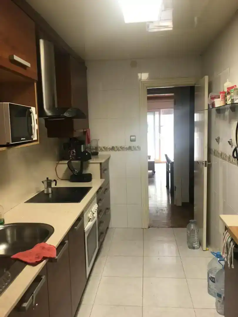 Kitchen of Flat for rent in El Prat de Llobregat  with Parquet flooring, Furnished and Balcony