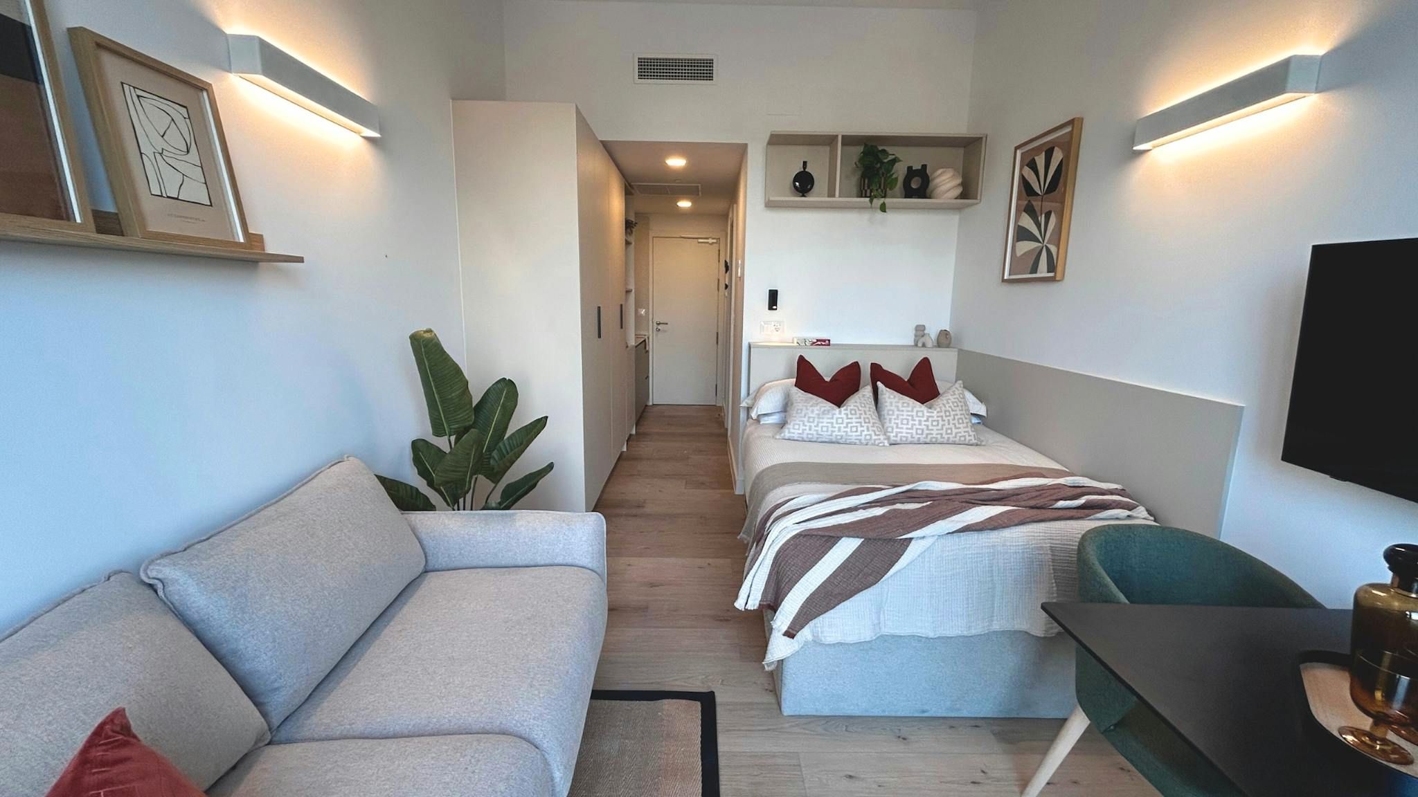 Schlafzimmer von Gebaude zur Miete in  Madrid Capital