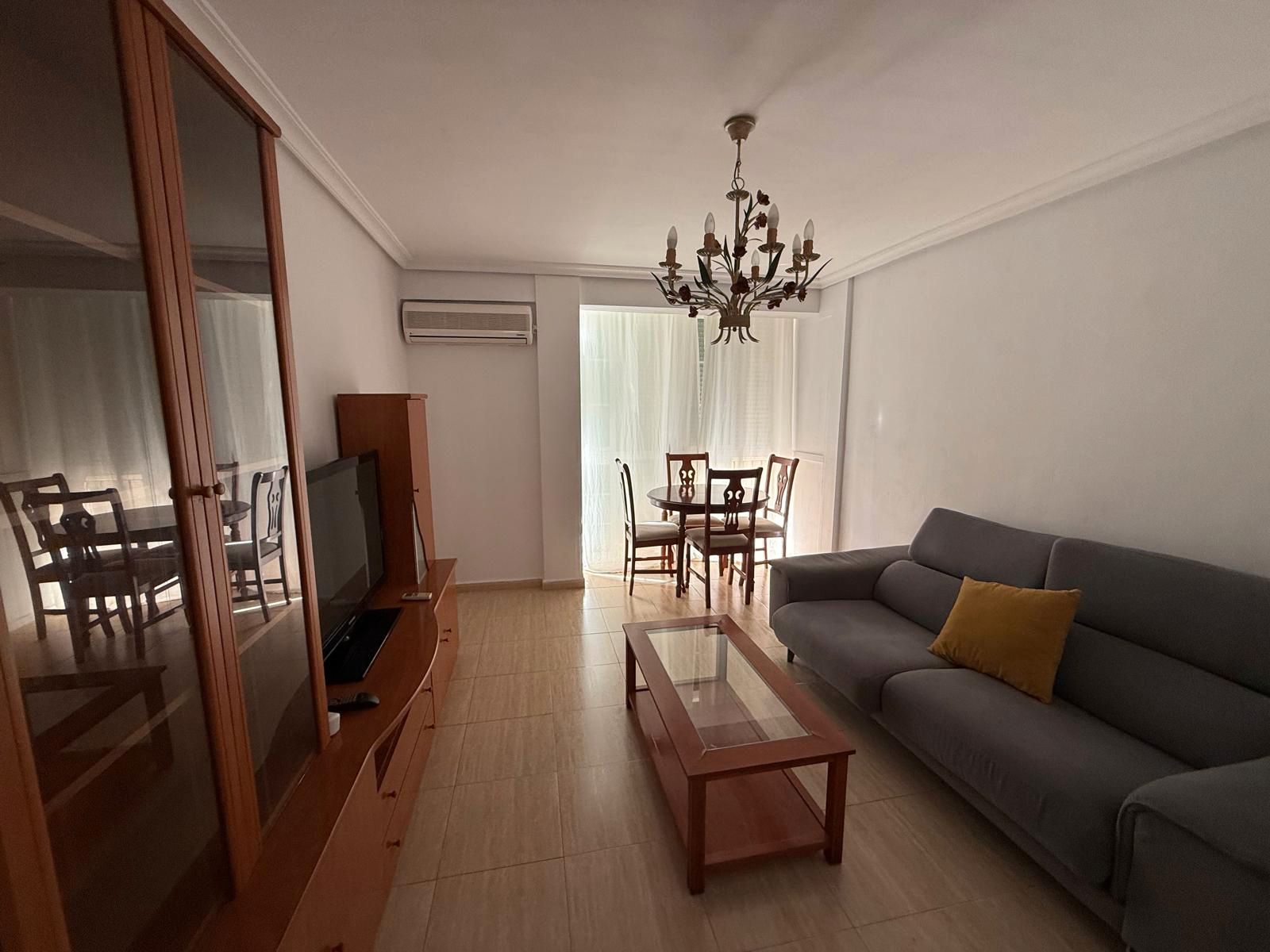 Living room of Flat to rent in Badajoz Capital  with Air Conditioner, Furnished and Oven