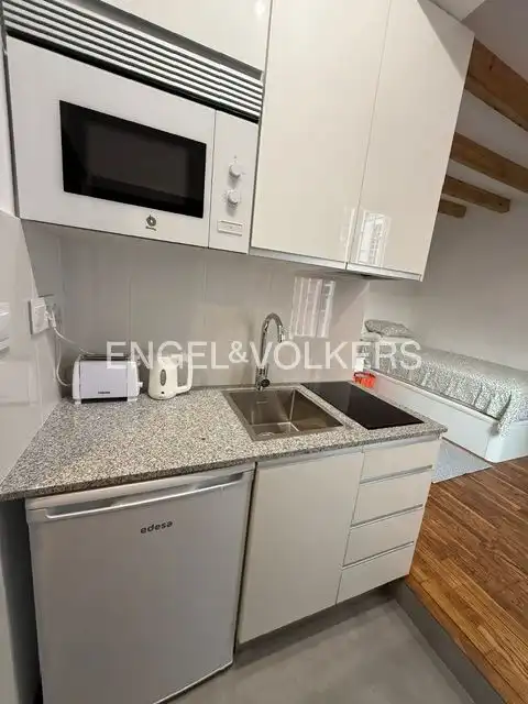 Cuina de Loft de lloguer en Barcelona amb Aire condicionat, Calefacció i Parquet