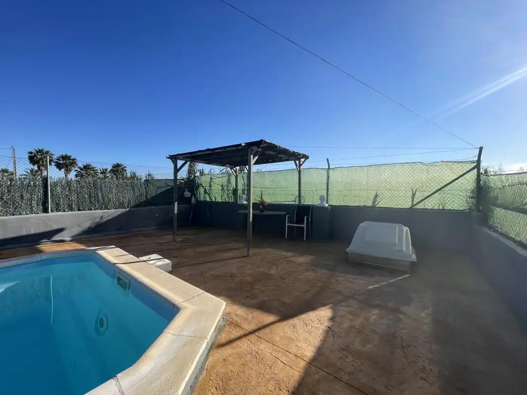 Swimming pool of Country homes for sale in Elche / Elx  with Air Conditioner, Heating and Private garden