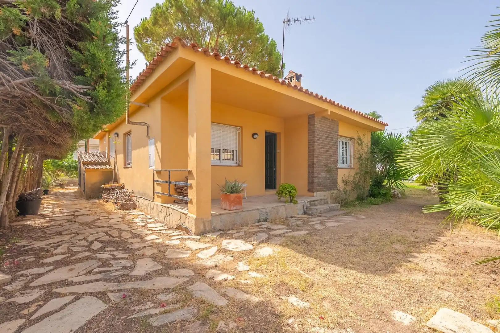 Garden of Houses for sale in Cunit  with Heating, Private garden and Swimming Pool