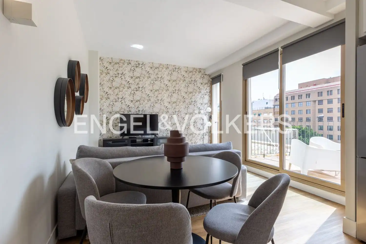 Sala de estar de Piso de alquiler en Valencia con Aire acondicionado, Calefacción y Jardín privado