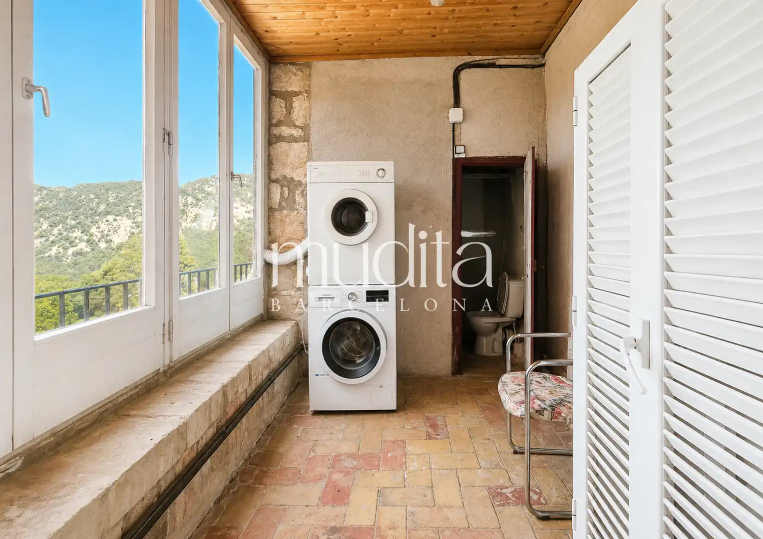 Dormitori de Finca rústica en venda en Guardiola de Berguedà amb Calefacció i Terrassa