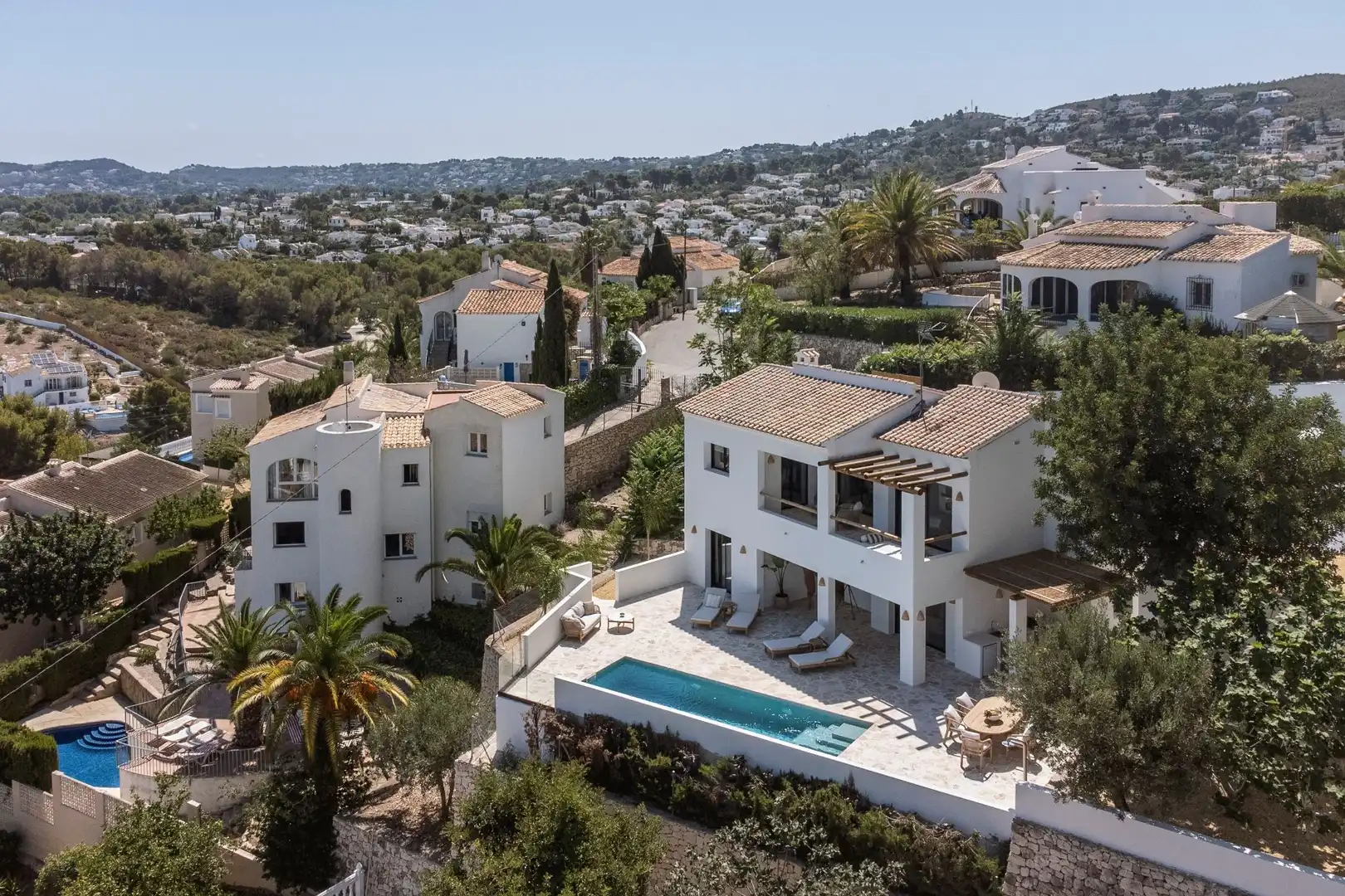Exterior view of Houses for sale in Jávea / Xàbia  with Air Conditioner, Heating and Private garden