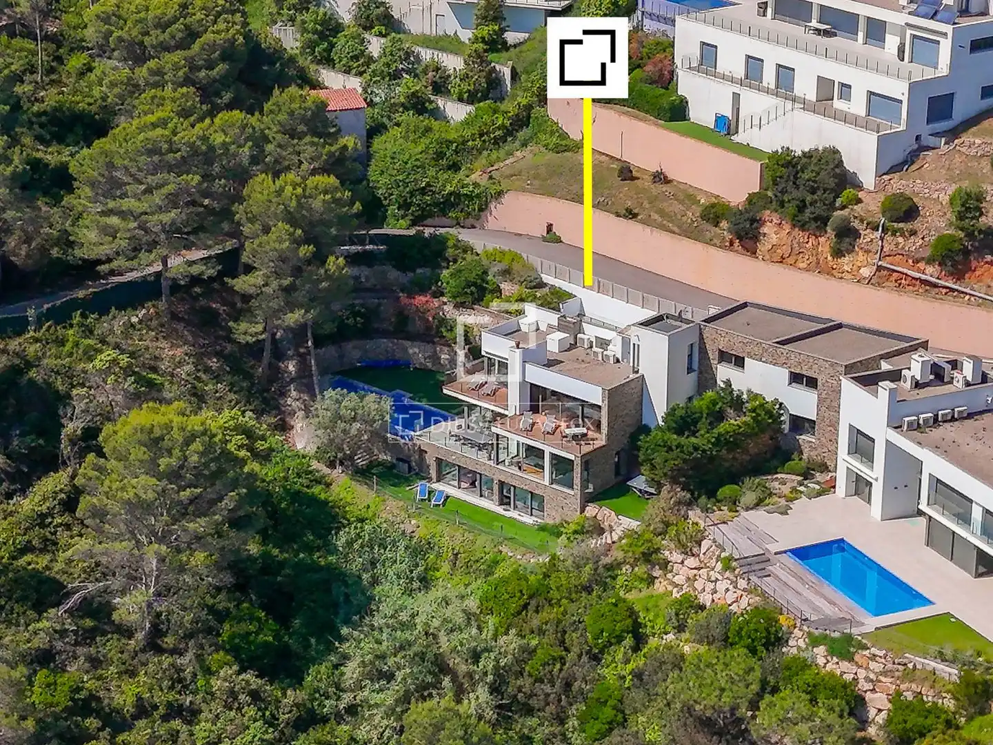 Außenansicht von Haus oder Chalet zum Verkauf in Begur mit Klimaanlage, Heizung und Privatgarten