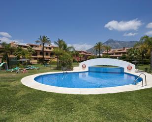Jardí de Casa adosada de lloguer en Marbella amb Aire condicionat, Jardí privat i Terrassa