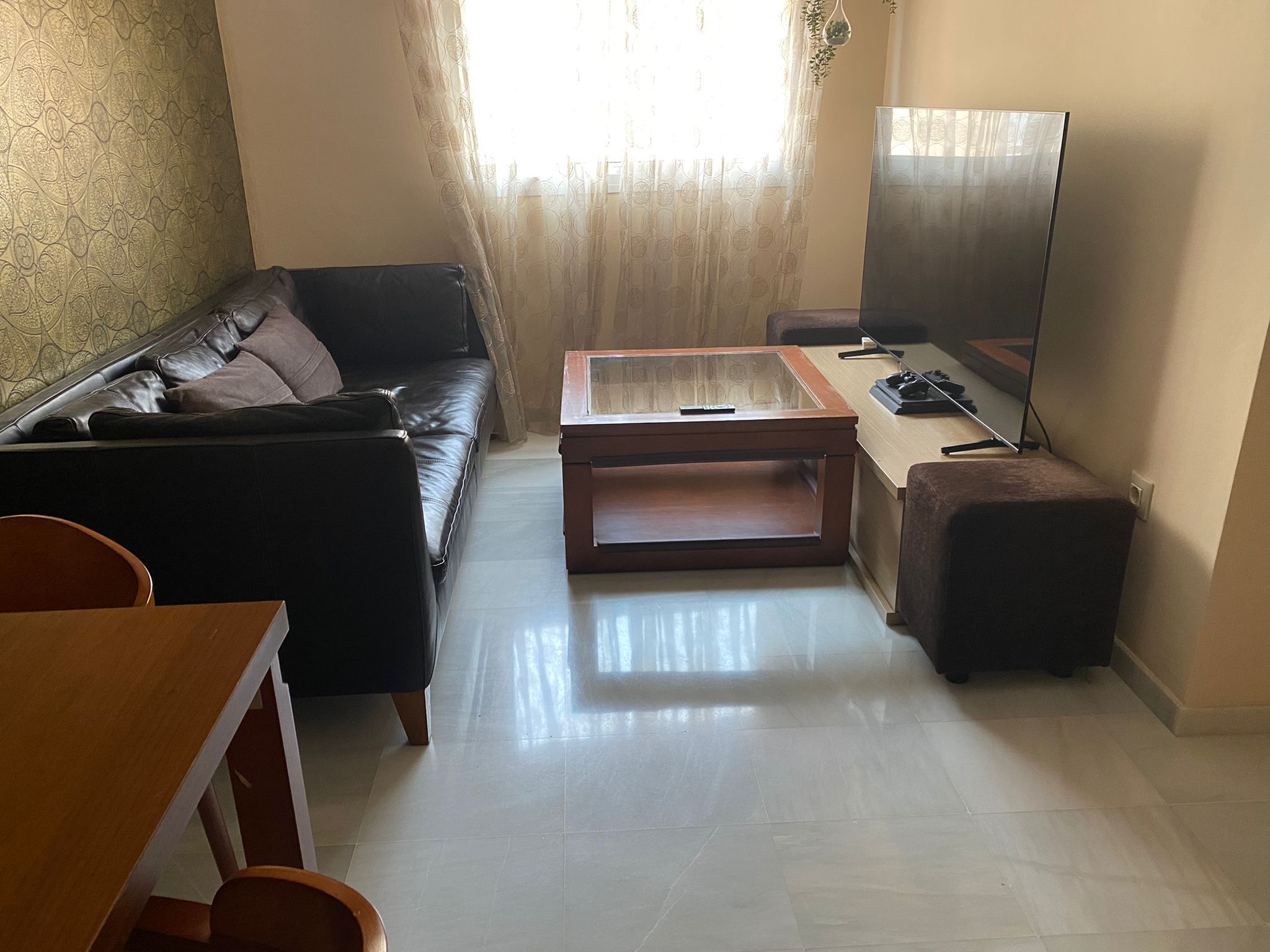 Living room of Flat to rent in Mairena del Aljarafe  with Air Conditioner, Storage room and Furnished