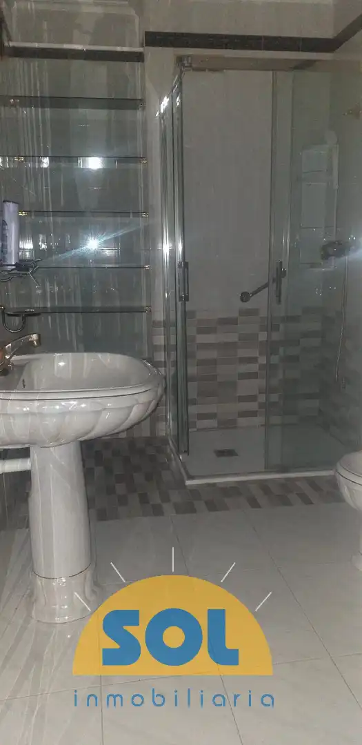Bathroom of Flat for sale in Don Benito  with Heating, Terrace and Furnished