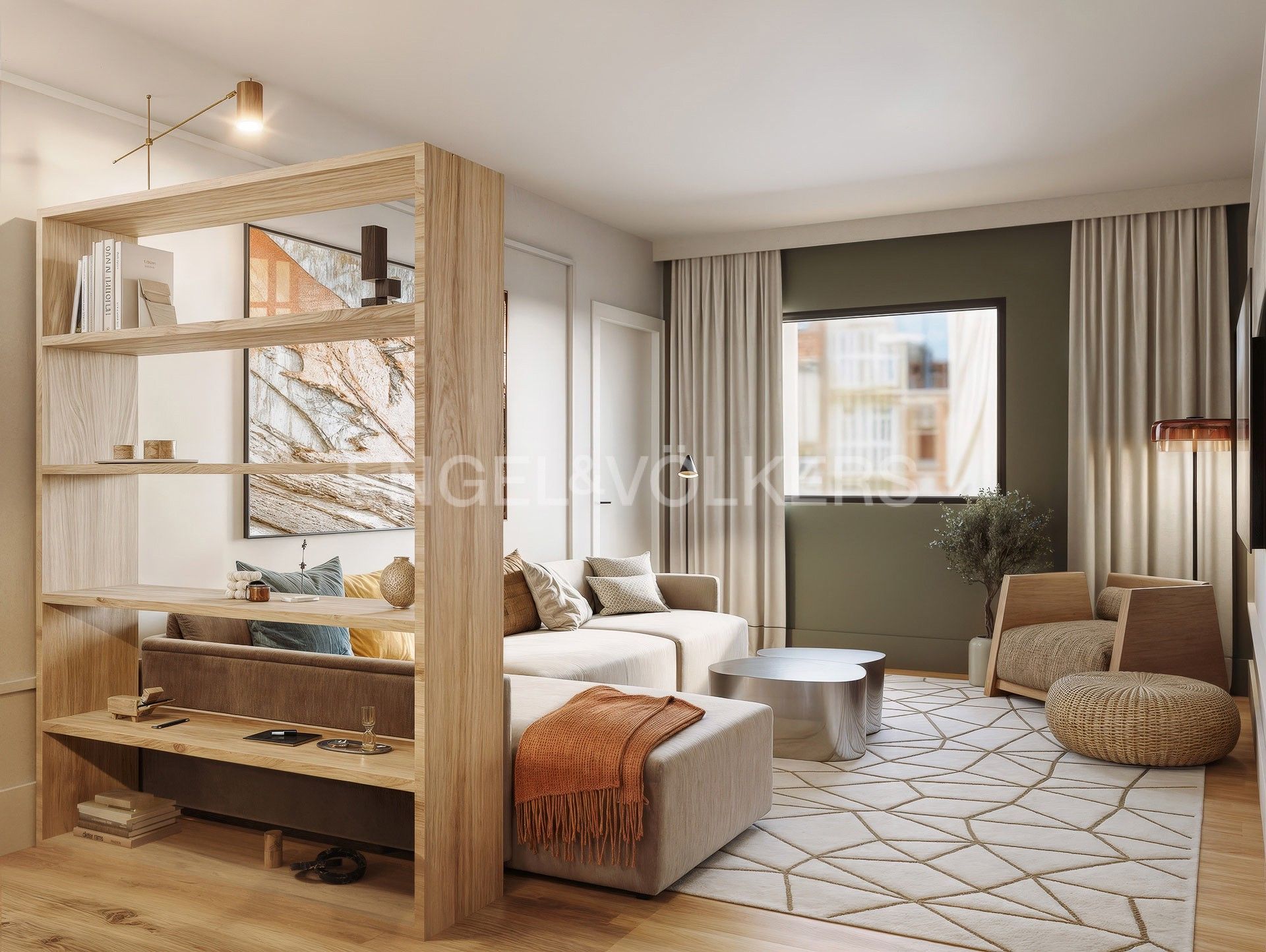 Living room of Apartment for sale in  Barcelona Capital  with Air Conditioner, Heating and Parquet flooring