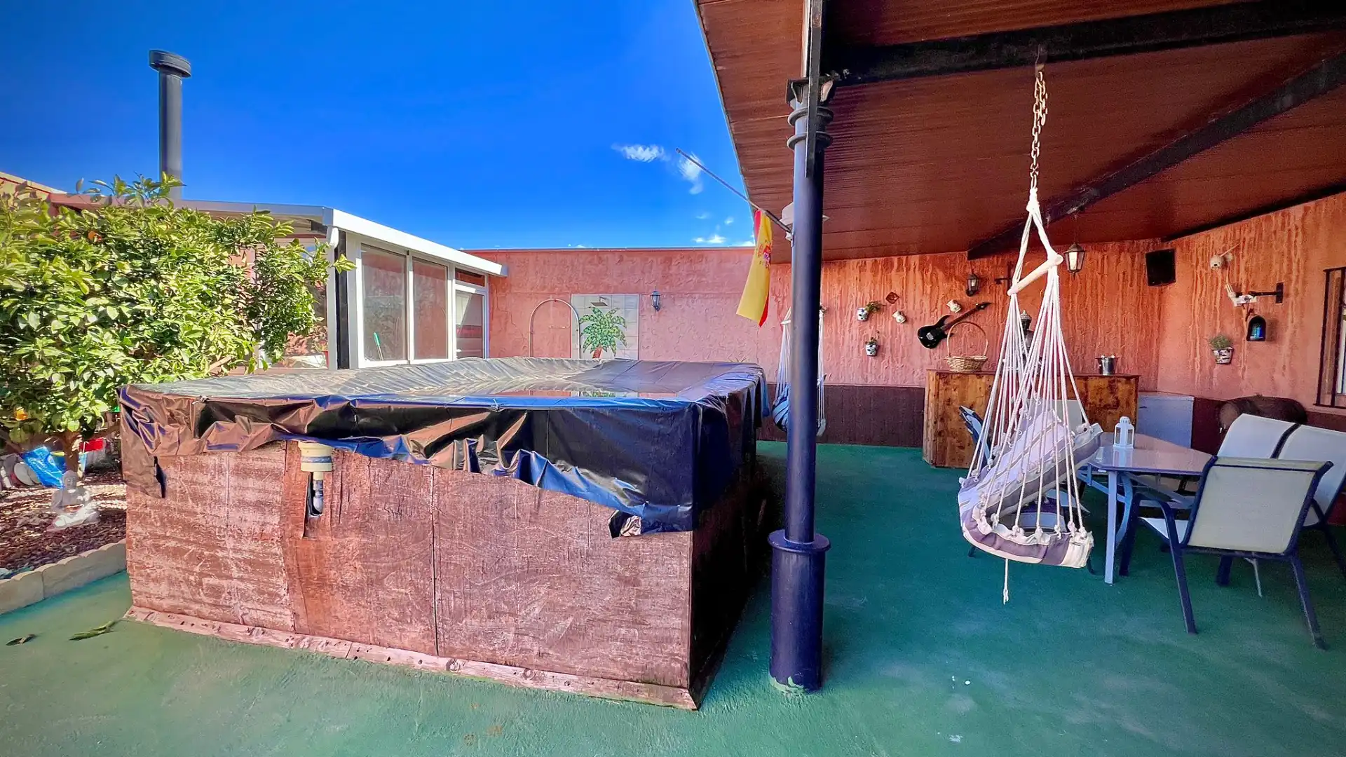 Terrassa de Casa o xalet en venda en Molina de Segura amb Aire condicionat, Jardí privat i Piscina