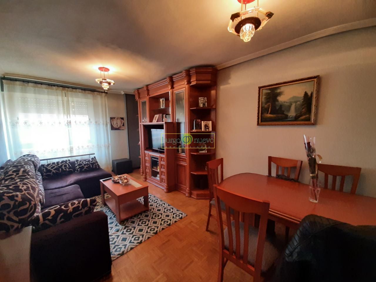 Living room of Flat for sale in San Andrés del Rabanedo  with Heating, Parquet flooring and Storage room