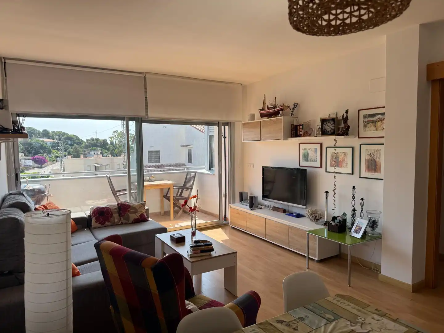 Sala d'estar de Àtic en venda en Llançà amb Aire condicionat, Terrassa i Traster