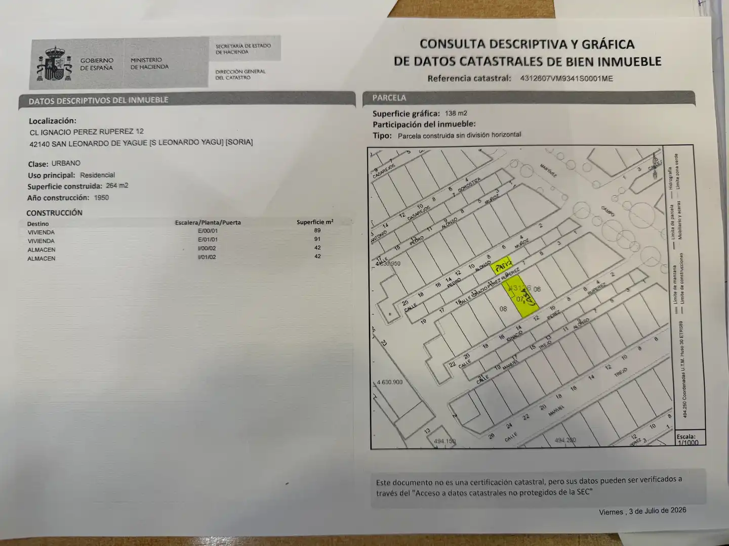 Finca rústica en venda en San Leonardo de Yagüe amb Traster