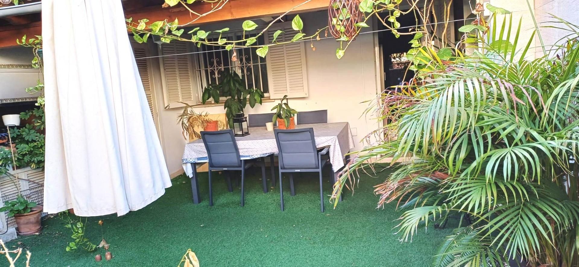 Terraza de Casa adosada de alquiler en  Palma de Mallorca con Calefacción, Jardín privado y Parquet