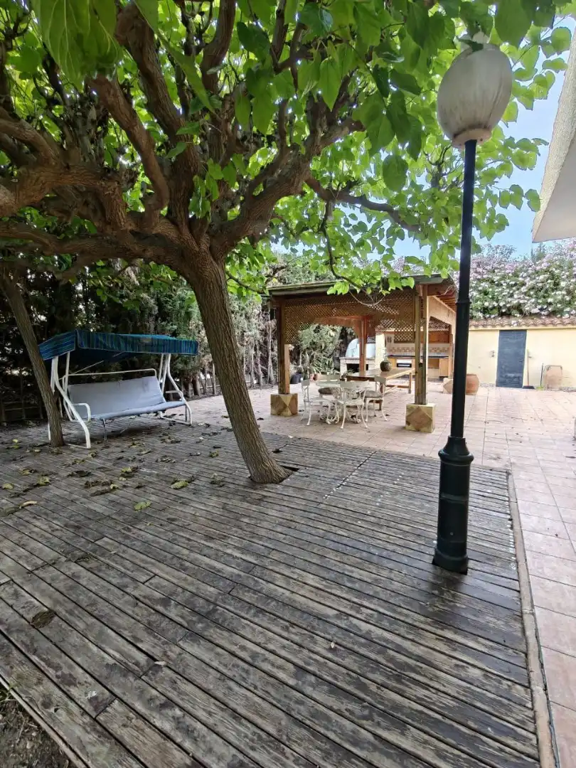 Terraza de Casa o chalet de alquiler en San Vicente del Raspeig / Sant Vicent del Raspeig con Aire acondicionado, Calefacción y Jardín privado