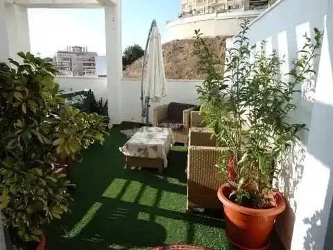 Terrassa de Casa adosada de lloguer en Málaga Capital amb Aire condicionat i Balcó