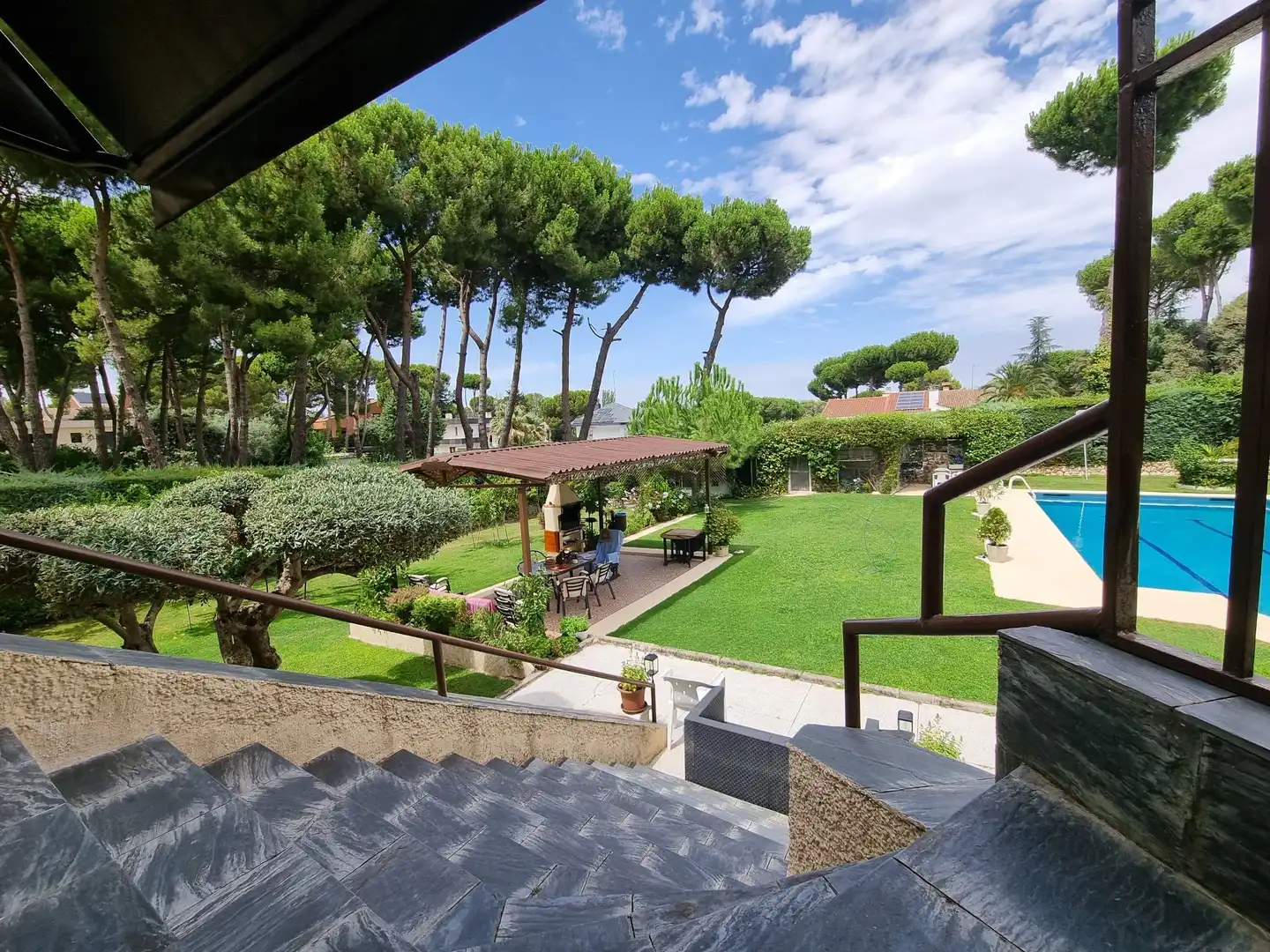 Jardí de Casa o xalet en venda en Boadilla del Monte amb Calefacció, Jardí privat i Terrassa
