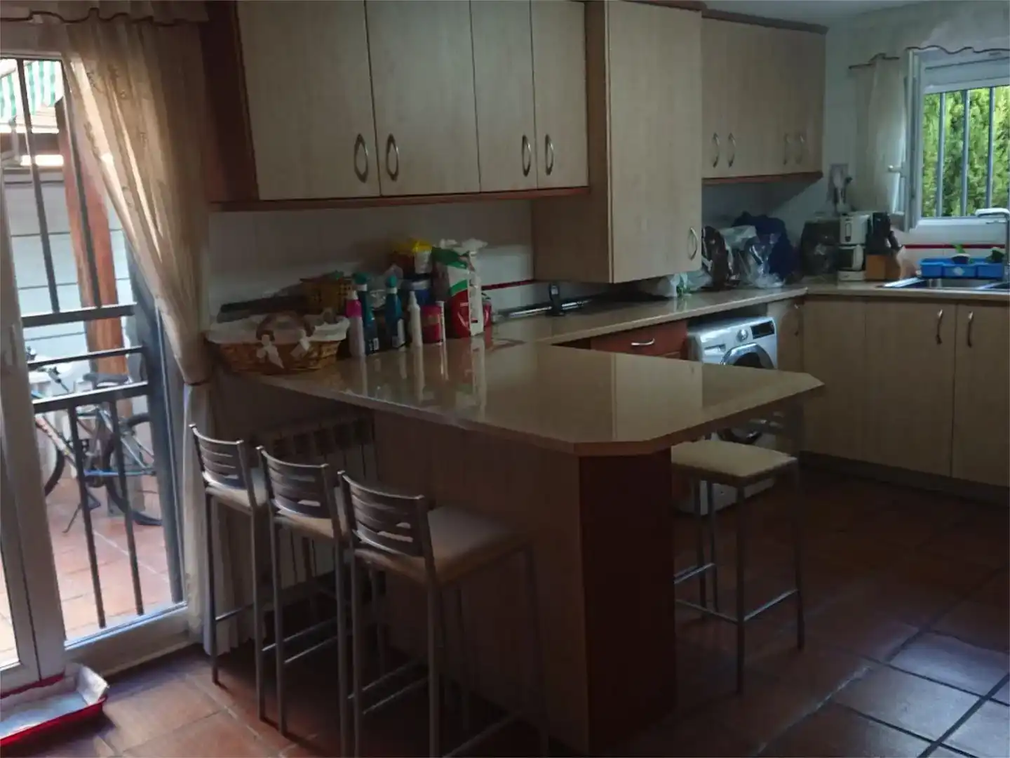 Cuina de Pis per a compartir en Valdemoro amb Aire condicionat, Jardí privat i Parquet
