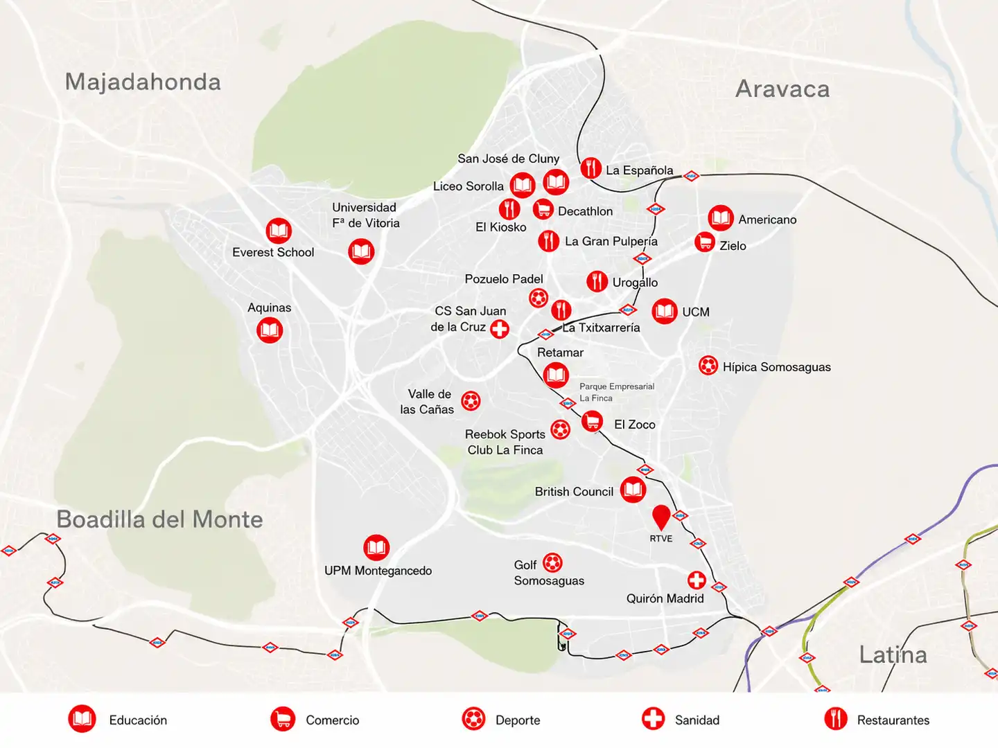 Vista exterior de Pis en venda en Pozuelo de Alarcón amb Aire condicionat, Calefacció i Terrassa
