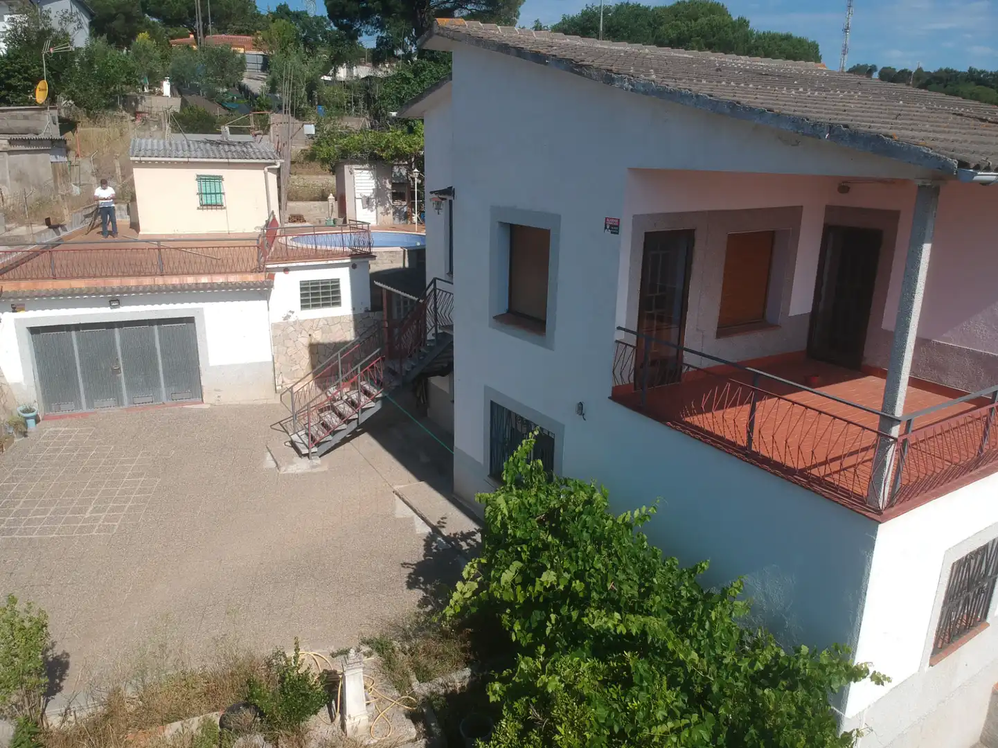 Vista exterior de Casa o xalet en venda en Maçanet de la Selva amb Calefacció, Jardí privat i Terrassa