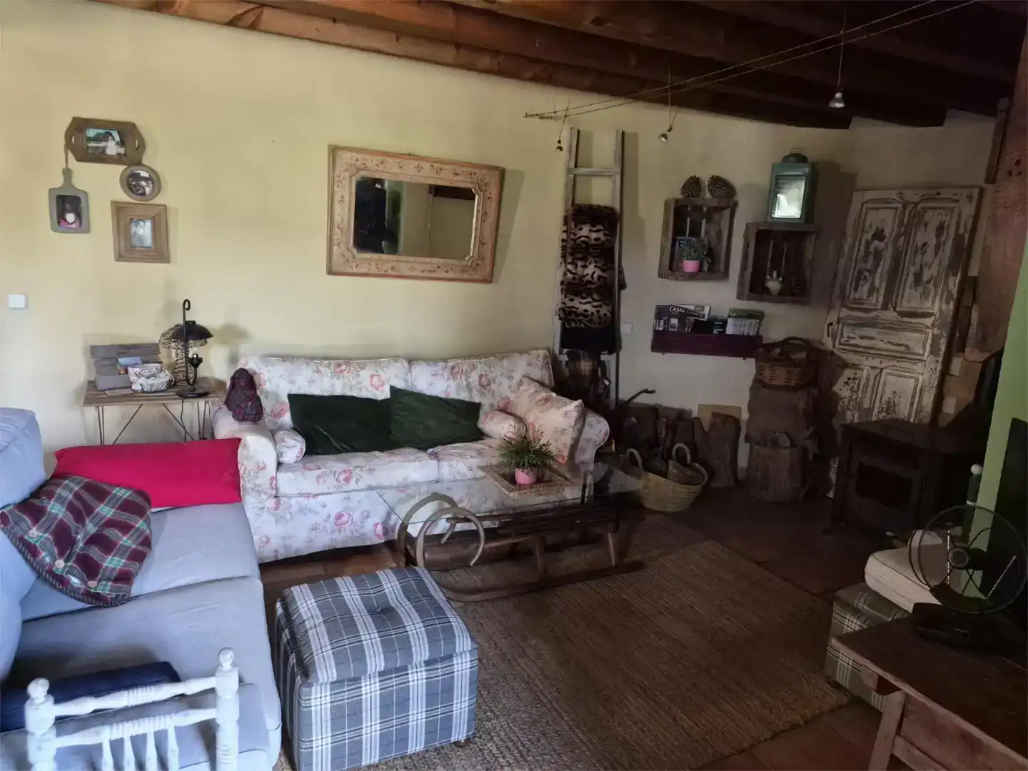 Wohnzimmer von Country house zur Miete in Campillo de Ranas