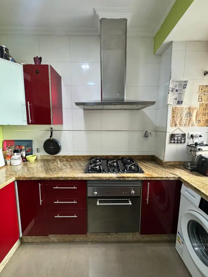 Kitchen of Flat for sale in Valencia  with Parquet flooring and Terrace