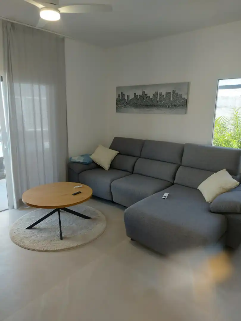 Sala de estar de Casa o chalet en venta en San Bartolomé de Tirajana con Aire acondicionado, Jardín privado y Terraza