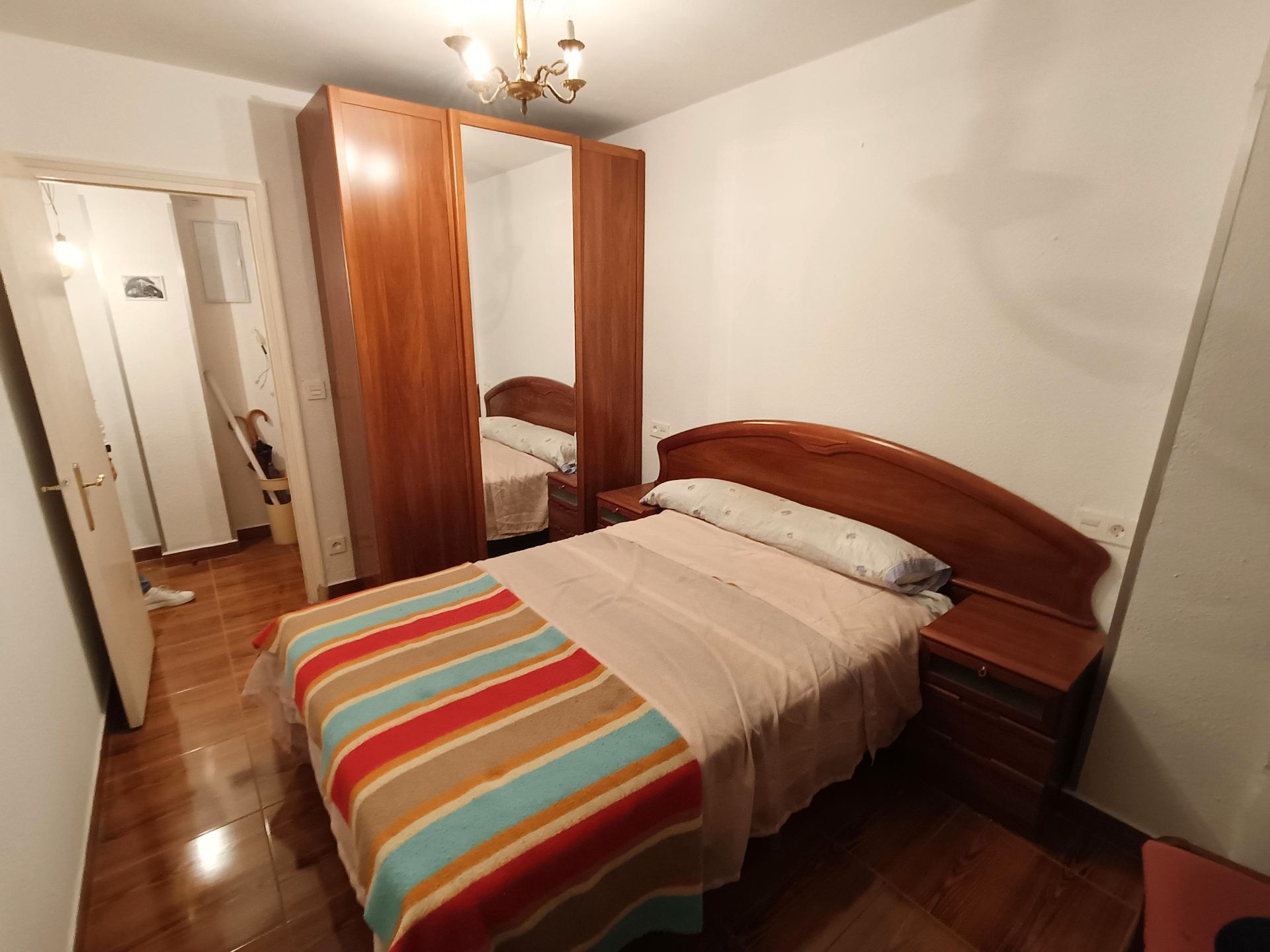 Bedroom of Flat for sale in Sestao   with Heating, Furnished and Balcony