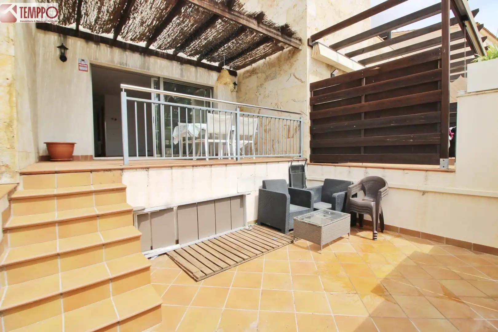 Terrassa de Casa adosada en venda en Sant Jaume dels Domenys amb Calefacció, Jardí privat i Terrassa