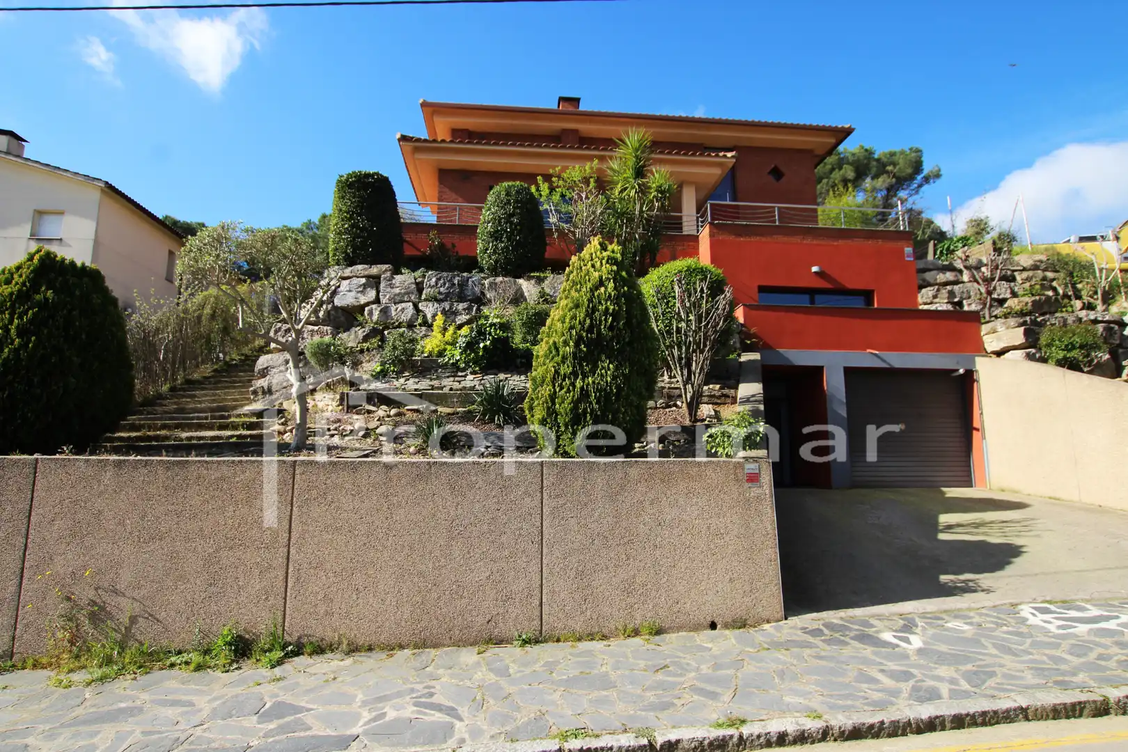 Außenansicht von Haus oder Chalet zum Verkauf in Sant Antoni de Vilamajor mit Klimaanlage, Heizung und Privatgarten