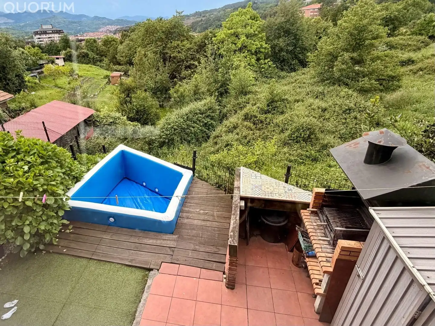 Terraza de Casa adosada en venta en Galdakao con Calefacción, Jardín privado y Terraza