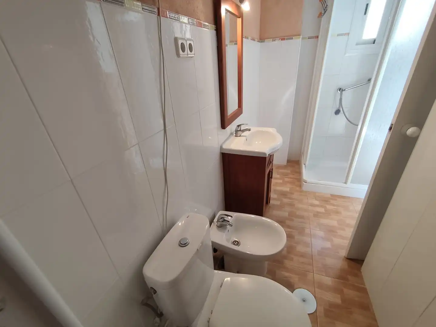 Badezimmer von Wohnung zum Verkauf in Alcantarilla mit Klimaanlage und Balkon