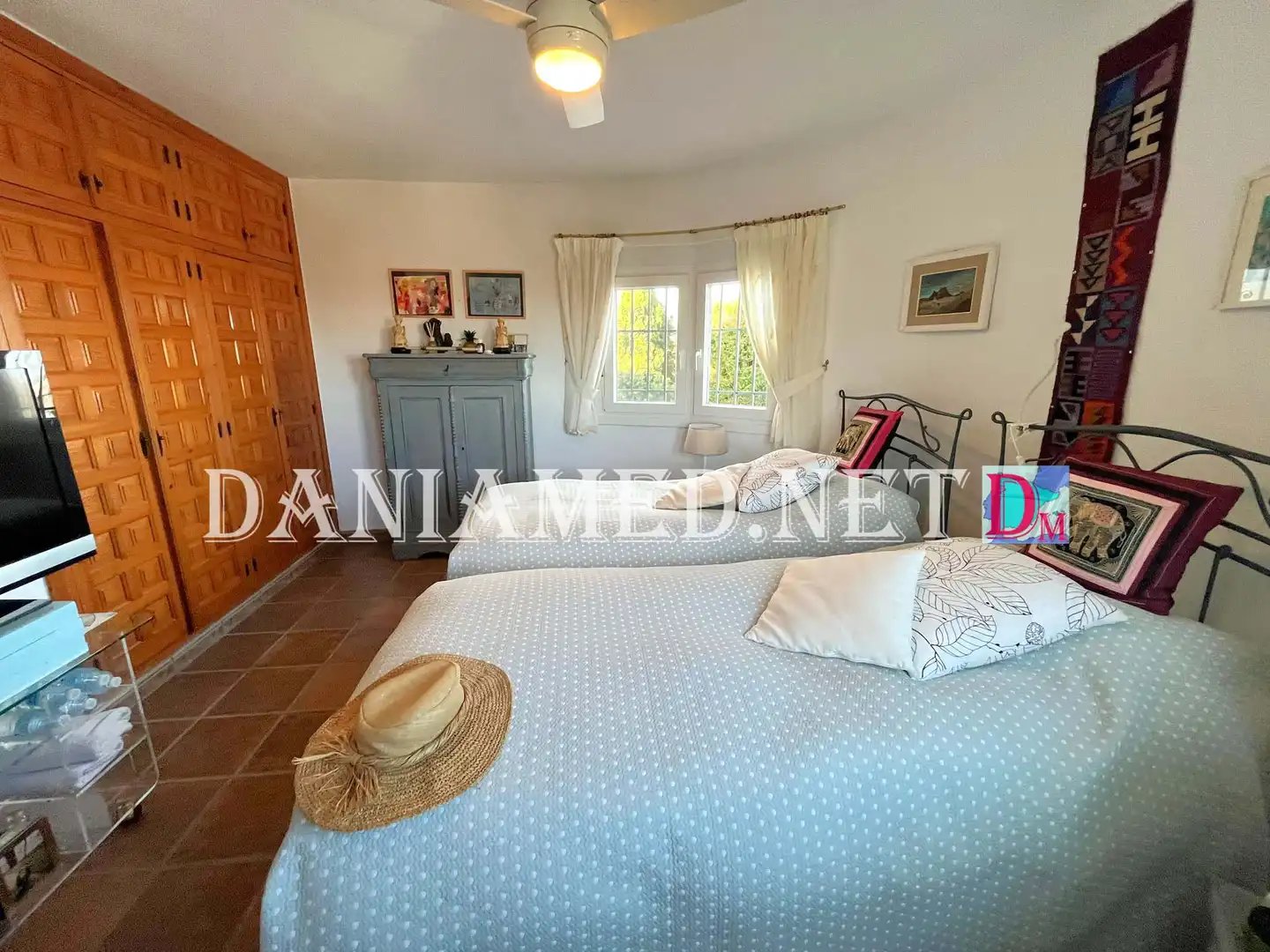 Schlafzimmer von Haus oder Chalet zum Verkauf in Pego mit Klimaanlage, Heizung und Privatgarten