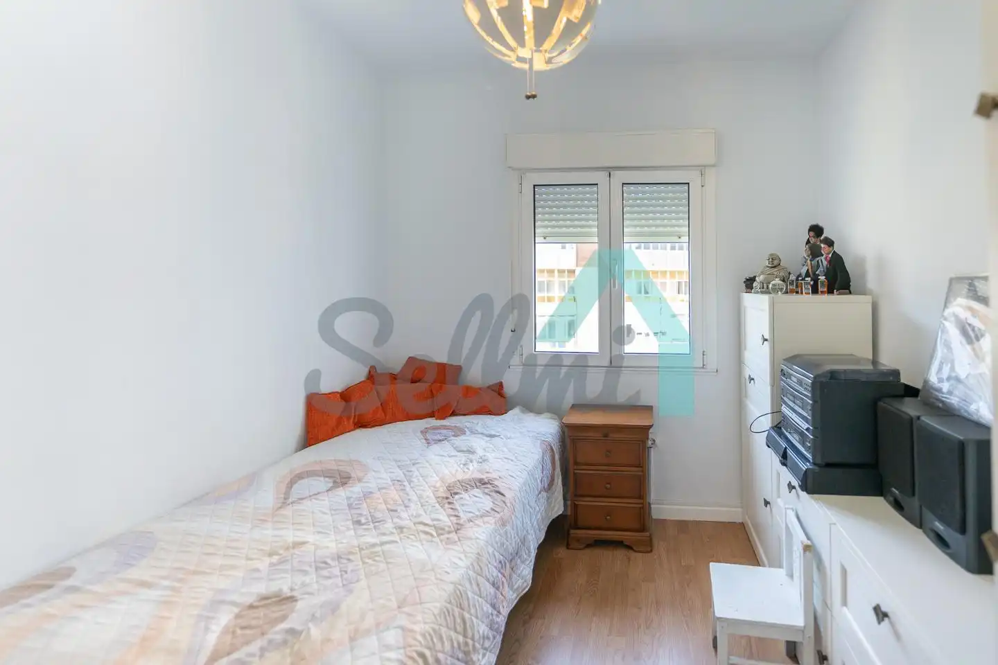 Bedroom of Flat for sale in Gijón   with Terrace and Furnished