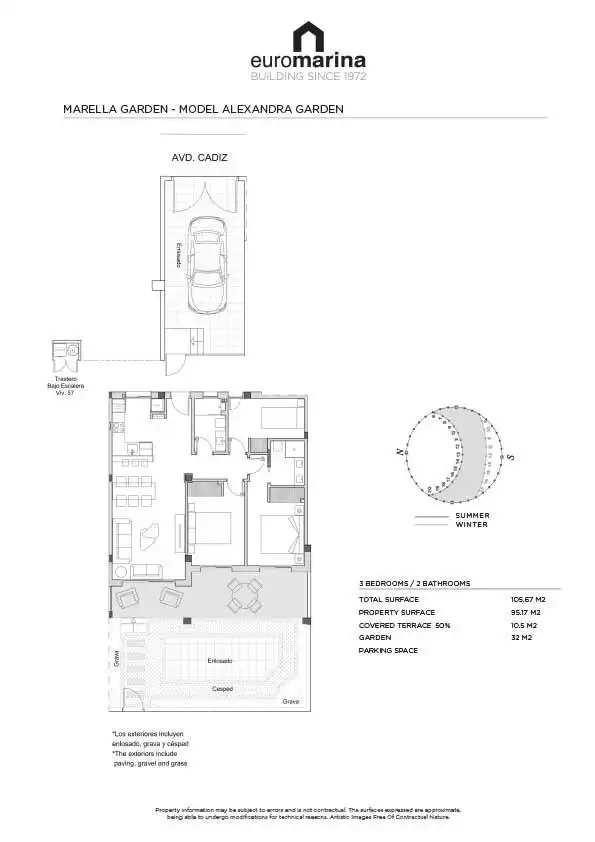 Apartament en venda en Rojales amb Aire condicionat, Calefacció i Jardí privat