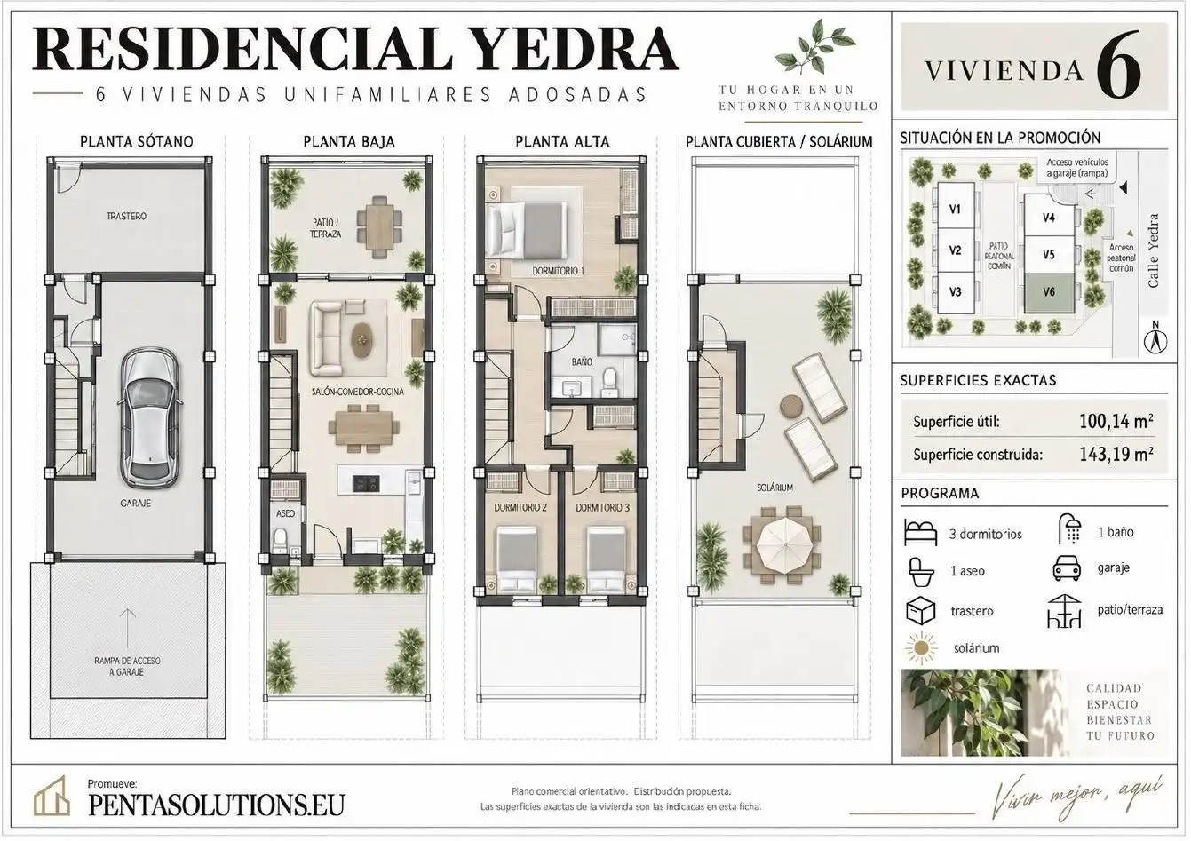 Casa adosada en venta en La Granja - La Colina - Los Pastores