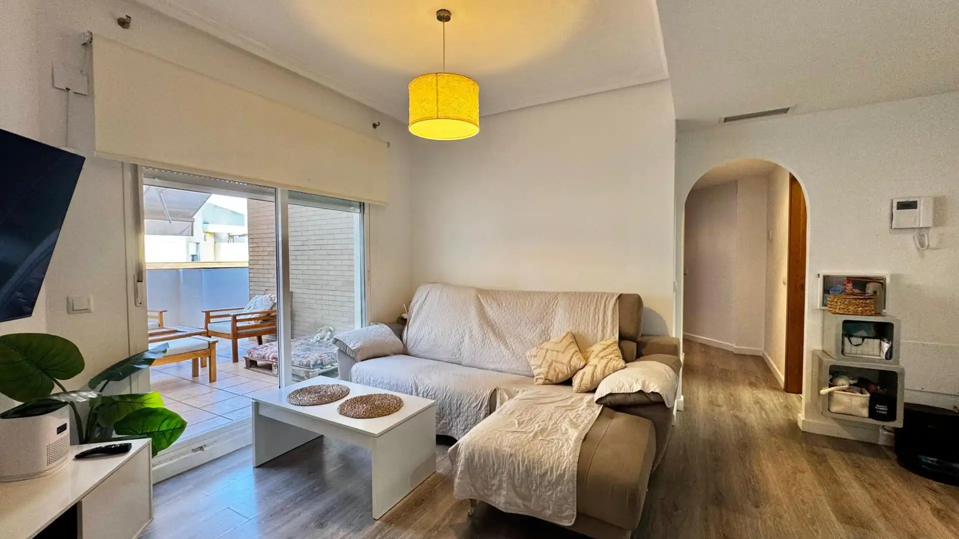 Sala d'estar de Àtic en venda en Murcia amb Aire condicionat, Terrassa i Traster