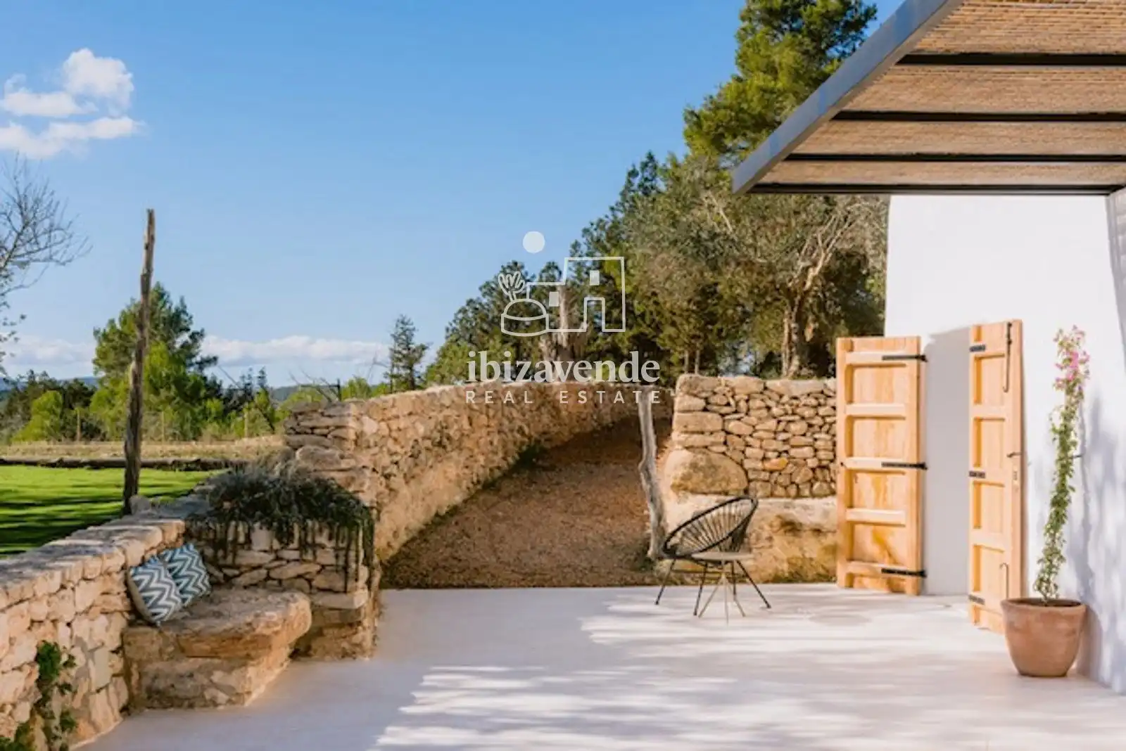 Terraza de Casa o chalet de alquiler en Sant Joan de Labritja con Aire acondicionado, Calefacción y Jardín privado