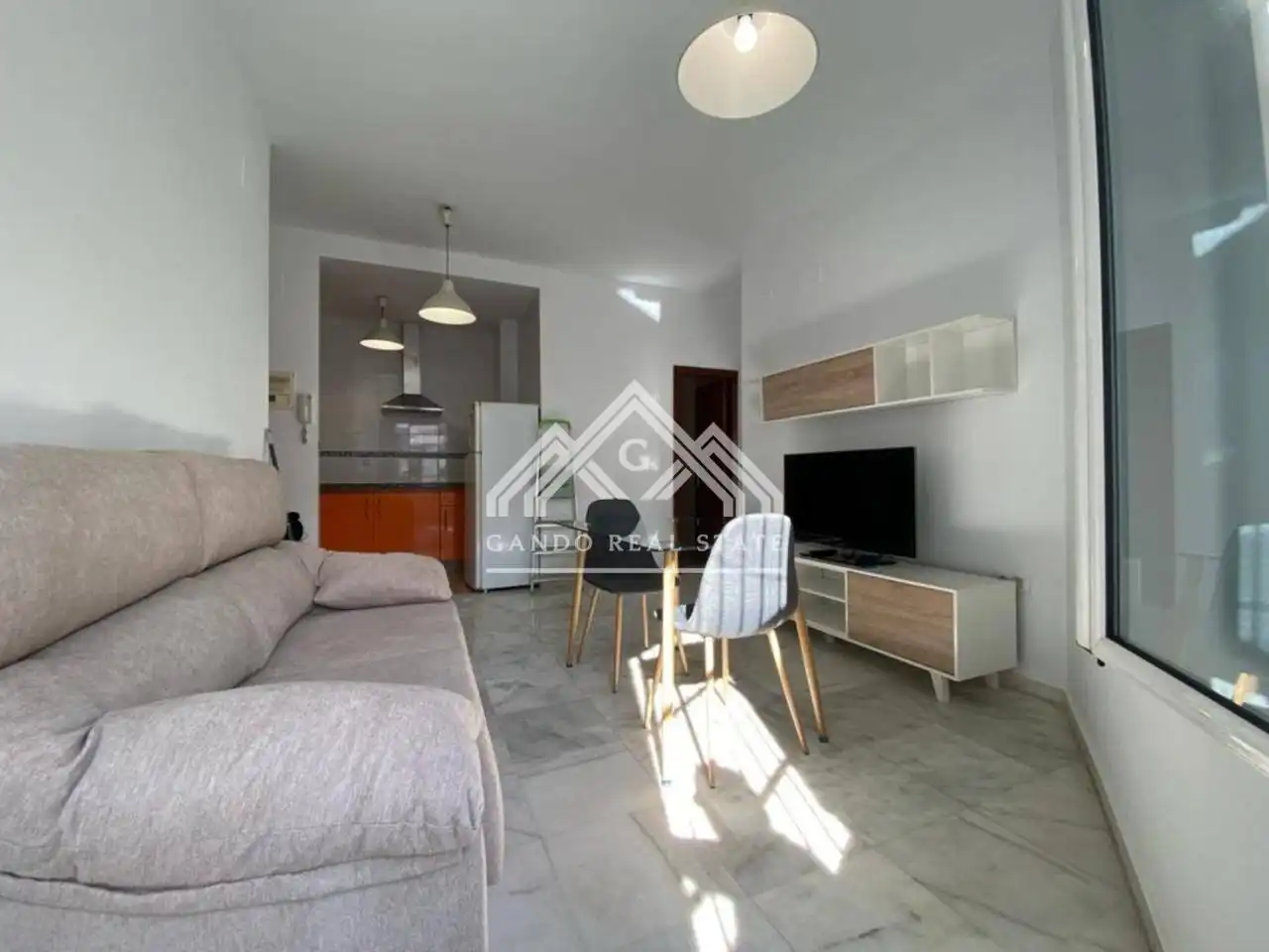 Sala d'estar de Pis en venda en Dos Hermanas amb Moblat