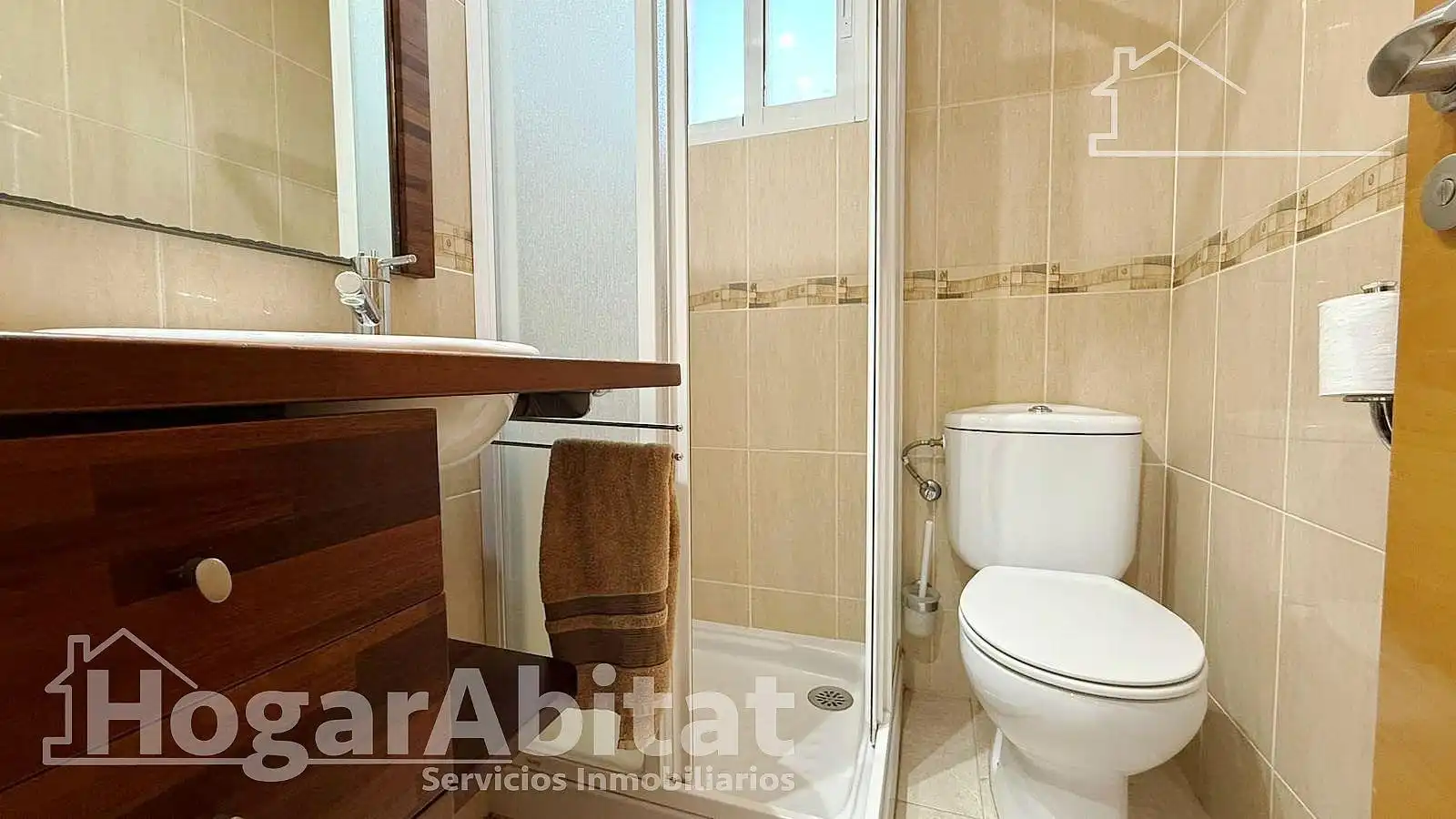 Bathroom of Flat for sale in Piles  with Private garden, Terrace and Furnished