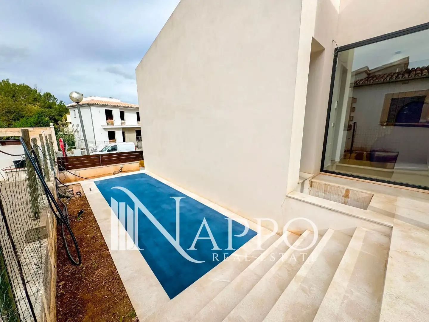 Piscina de Casa adosada de lloguer en Alcúdia amb Aire condicionat, Terrassa i Piscina