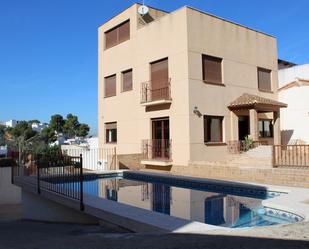 Swimming pool of House or chalet to rent in Oliva  with Air Conditioner and Terrace