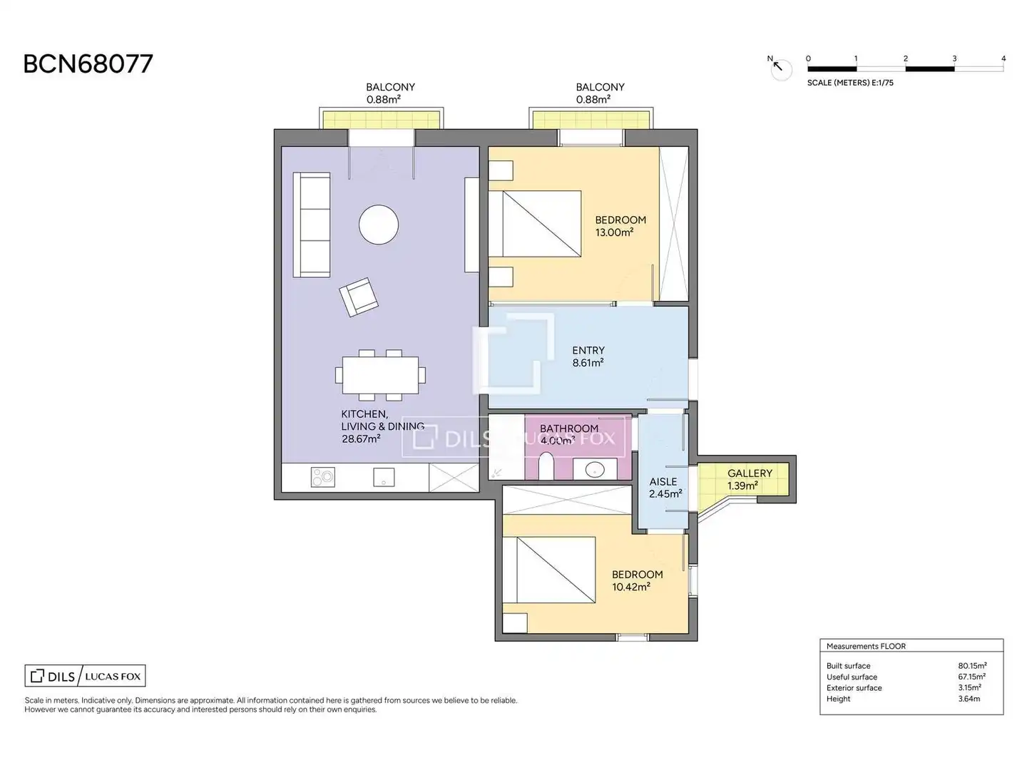 Flat with terrace for sale in Eixample, imagen 61