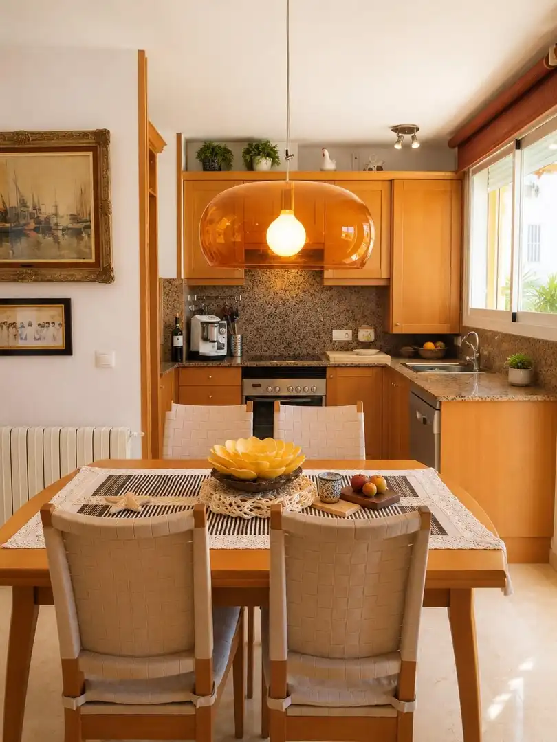 Cocina de Ático de alquiler en  Palma de Mallorca con Aire acondicionado, Calefacción y Terraza