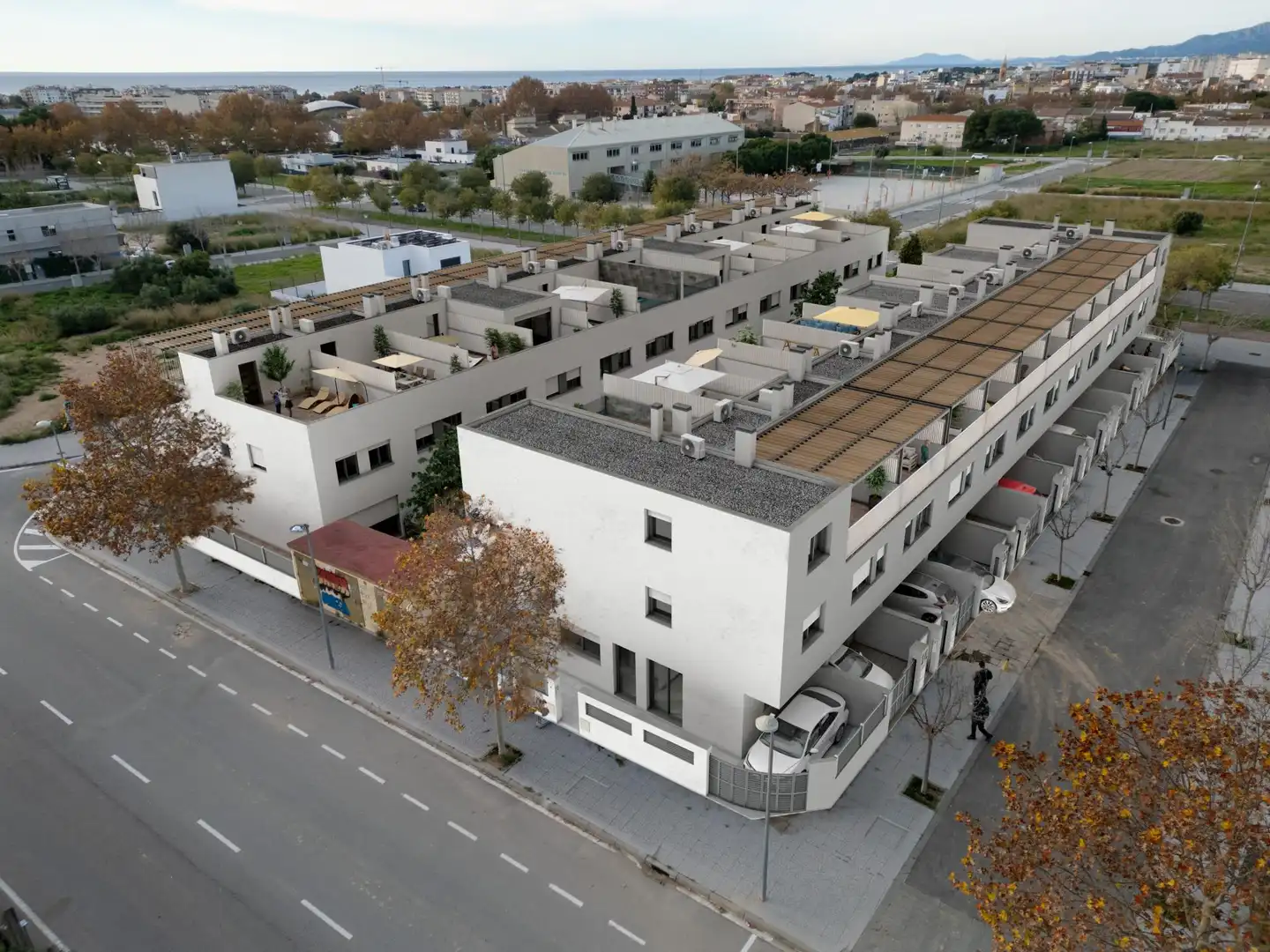 Vista exterior de Casa adosada en venda en Vinyols i els Arcs amb Calefacció, Terrassa i Balcó